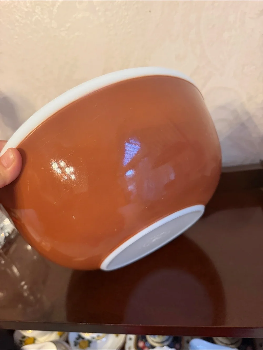 4 QT Pyrex Americana fall color mixing bowl